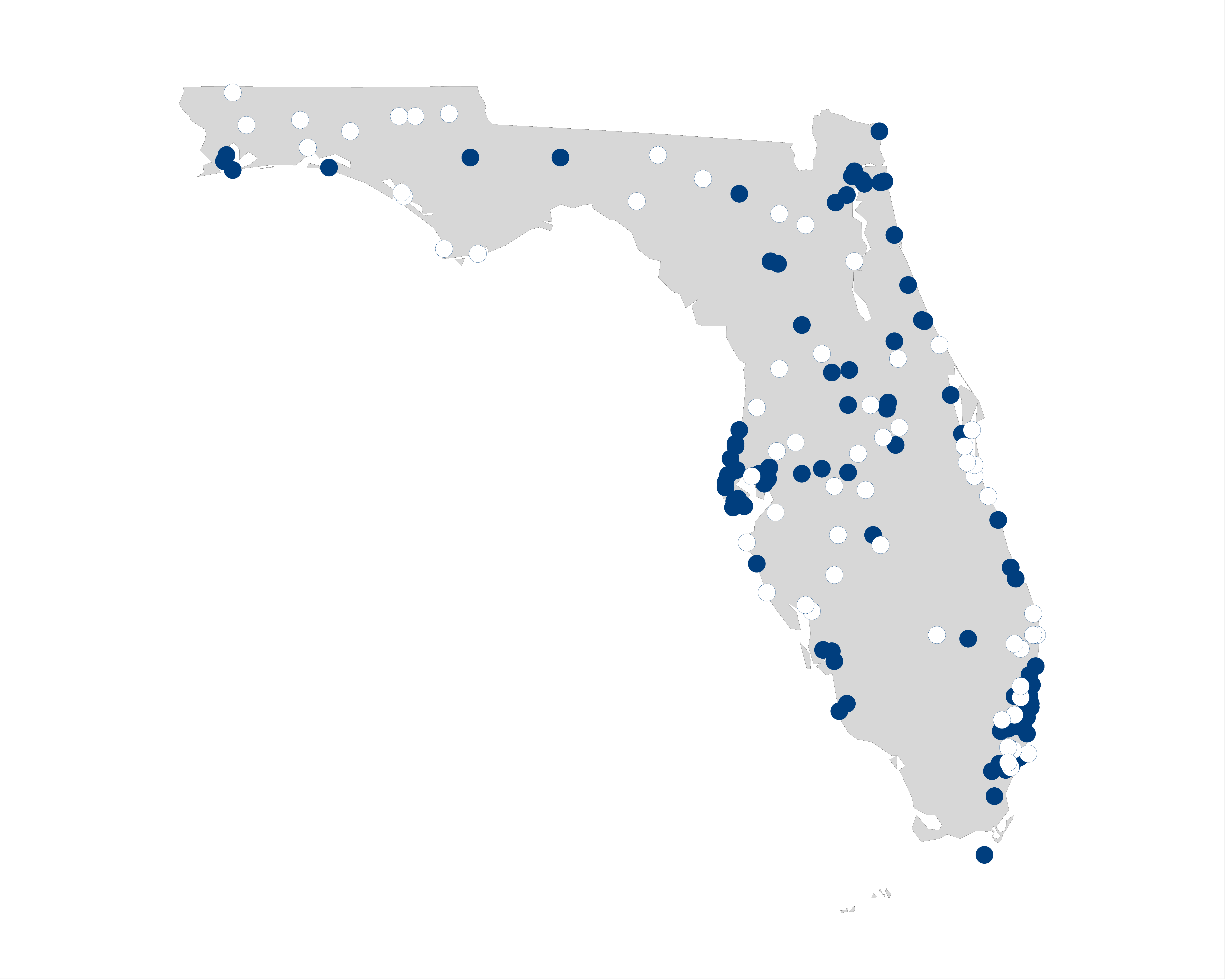 hospital palliative care map for Florida
