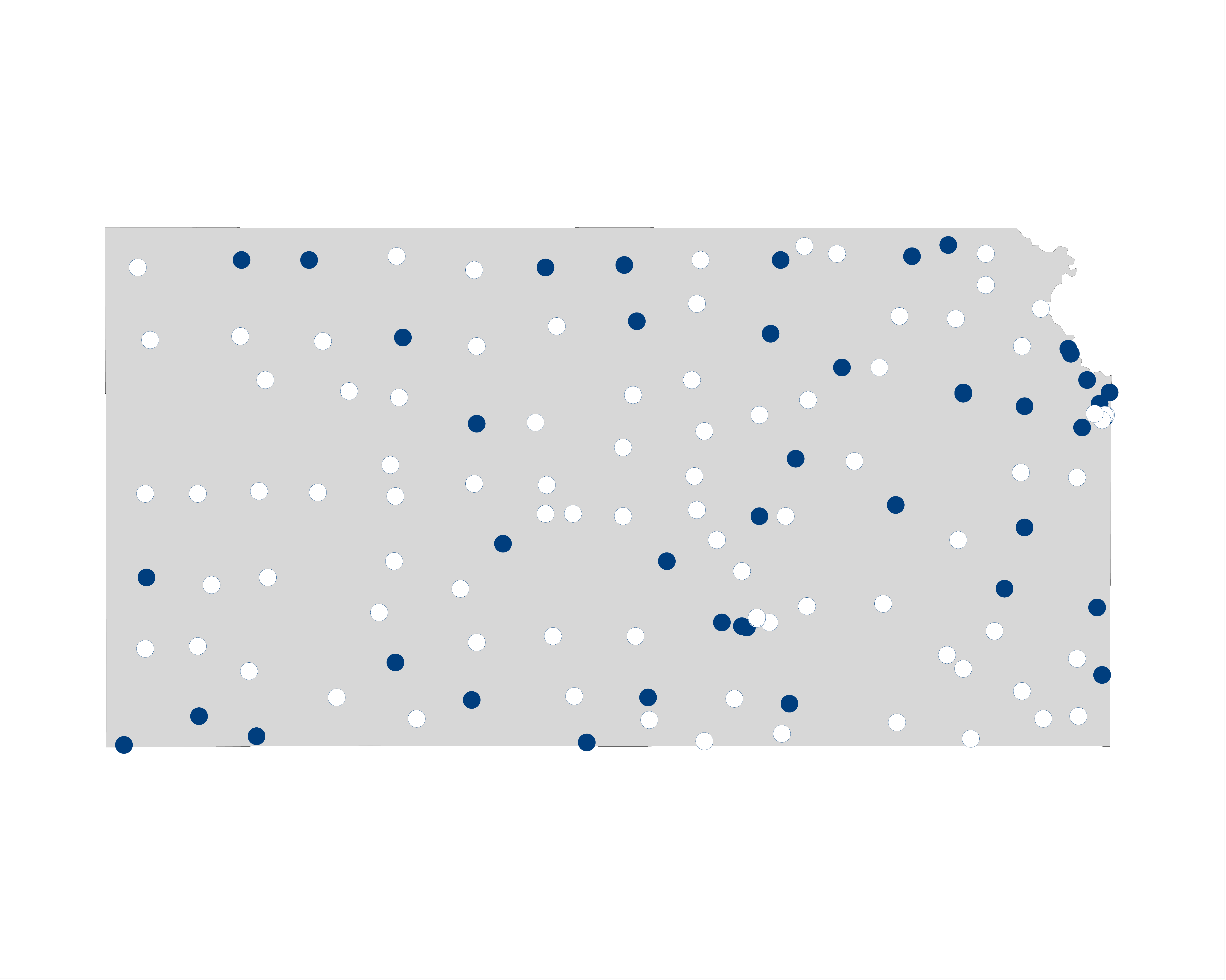 hospital palliative care map for Kansas